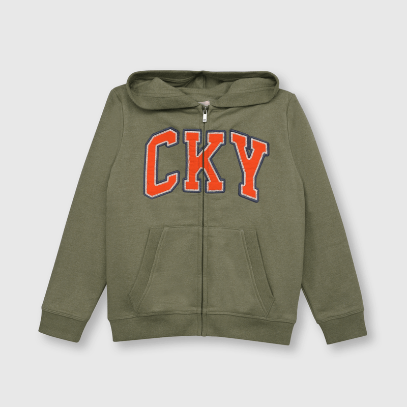 Polerón de niño cky verde (2 a 12 años)