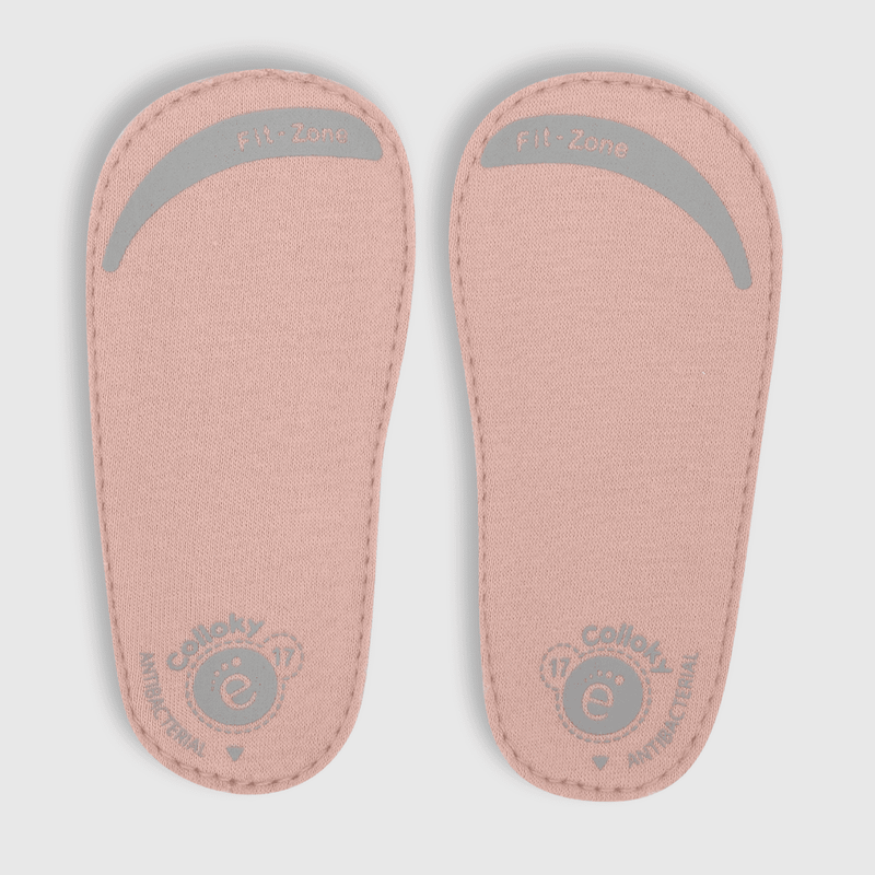 Botin para niña con aplicación estrella en el velcro de caña media rosado (14 a 18)