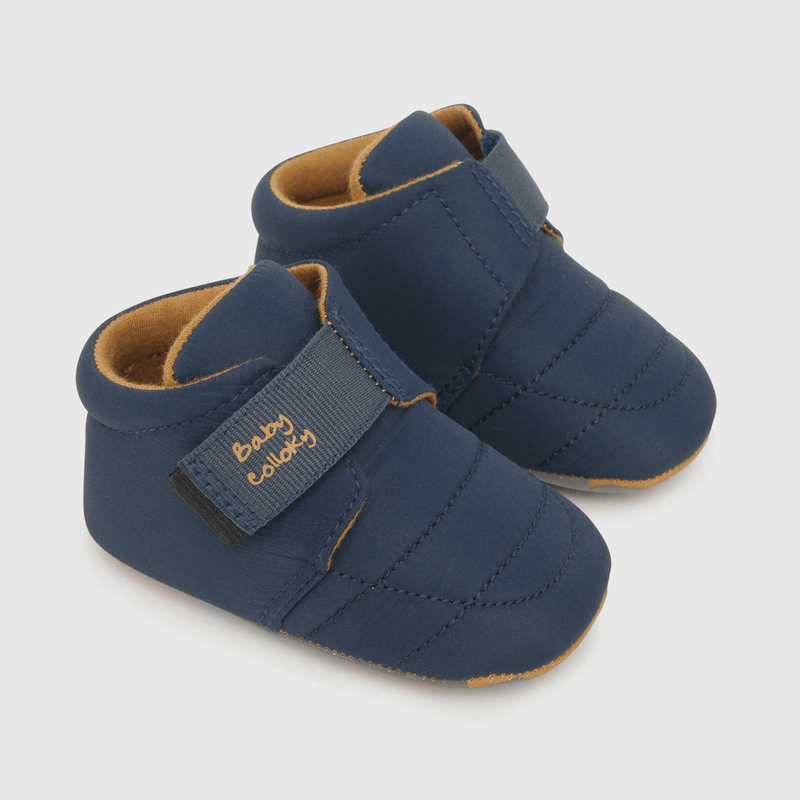 Botin para niño indoor velcro azul (14 a 18)