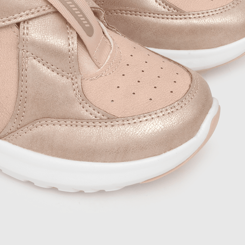 Zapatilla para niña 2 velcros easyfit rosada (28 a 38)