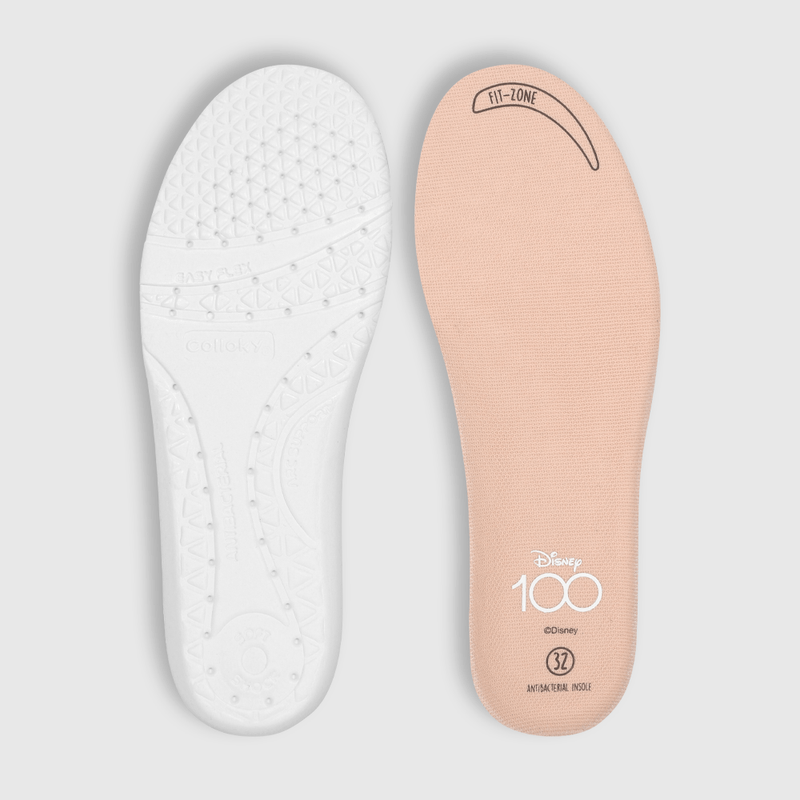 Zapatilla para niña basket niña cordon disney 100 años blanca (28 a 38)