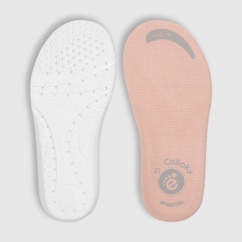 Zapatilla para niña multicolor niña aplicación estrella , dos velcros y caña baja rosada (18 a 21)