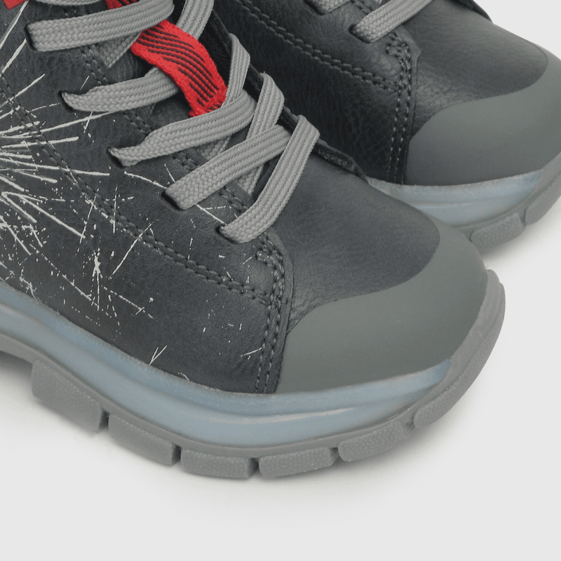 Zapatilla para niño luces cordones marvel glow azul (21 a 27)