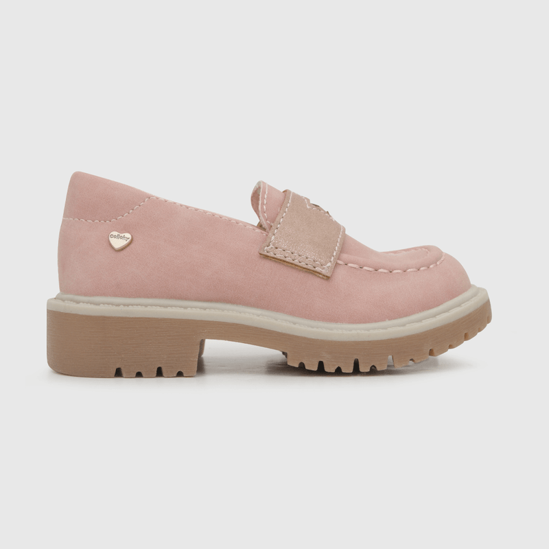 Zapato para niña mocasin rosado (21 a 27)