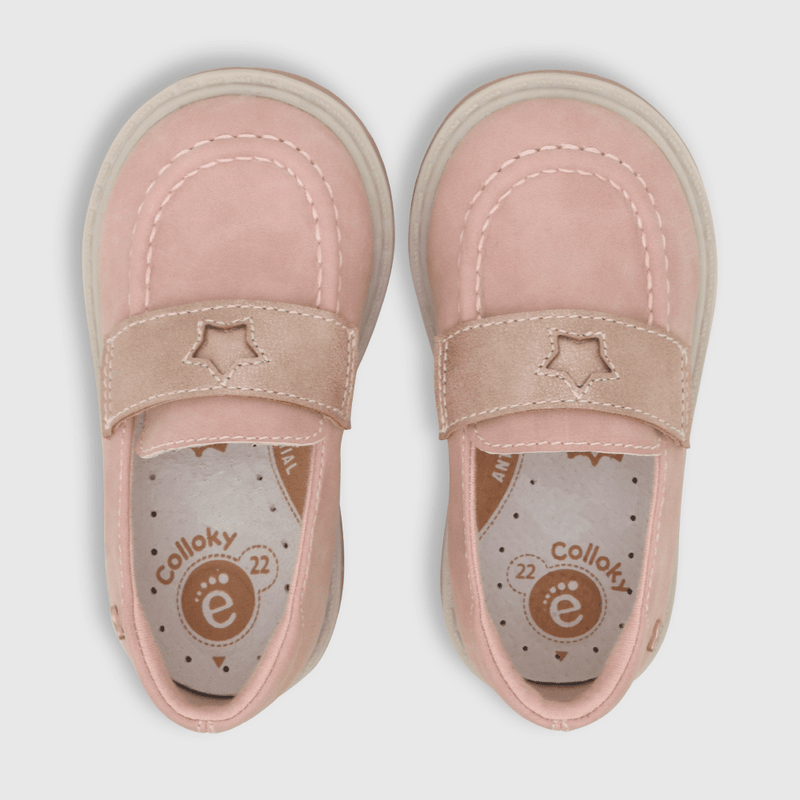 Zapato para niña mocasin rosado (21 a 27)
