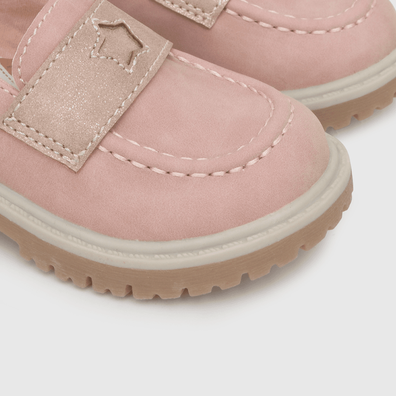 Zapato para niña mocasin rosado (21 a 27)