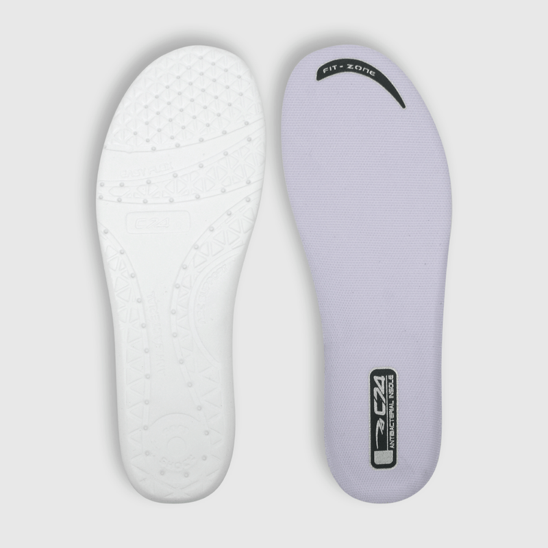 Zapatilla para niña 2 velcros full pu blanca (21 a 27)