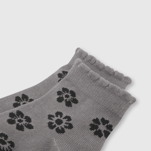Calcetin de bebe niña 3 pack gris (14 a 25)