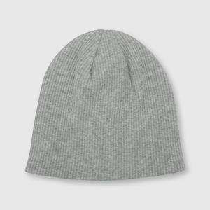 Gorro de niña de punto gris (2 a 12 años)
