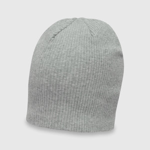 Gorro de niña de punto gris (2 a 12 años)