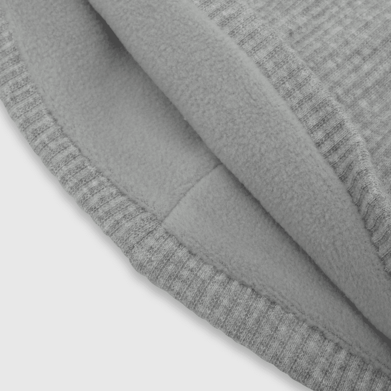 Gorro de niña de punto gris (2 a 12 años)