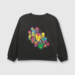 Polera de niña Avengers gris (2 a 12 años)