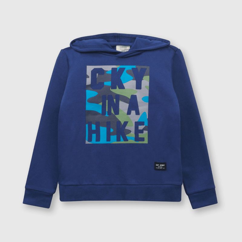 Polerón de niño cky azul (2 a 12 años)