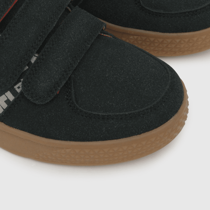 Zapatilla para niño 3 velcros skate marvel negra (28 a 38)