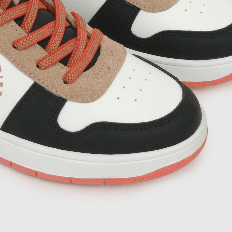 Zapatilla para niño basket velcro elastico disney 100 años beige (28 a 38)