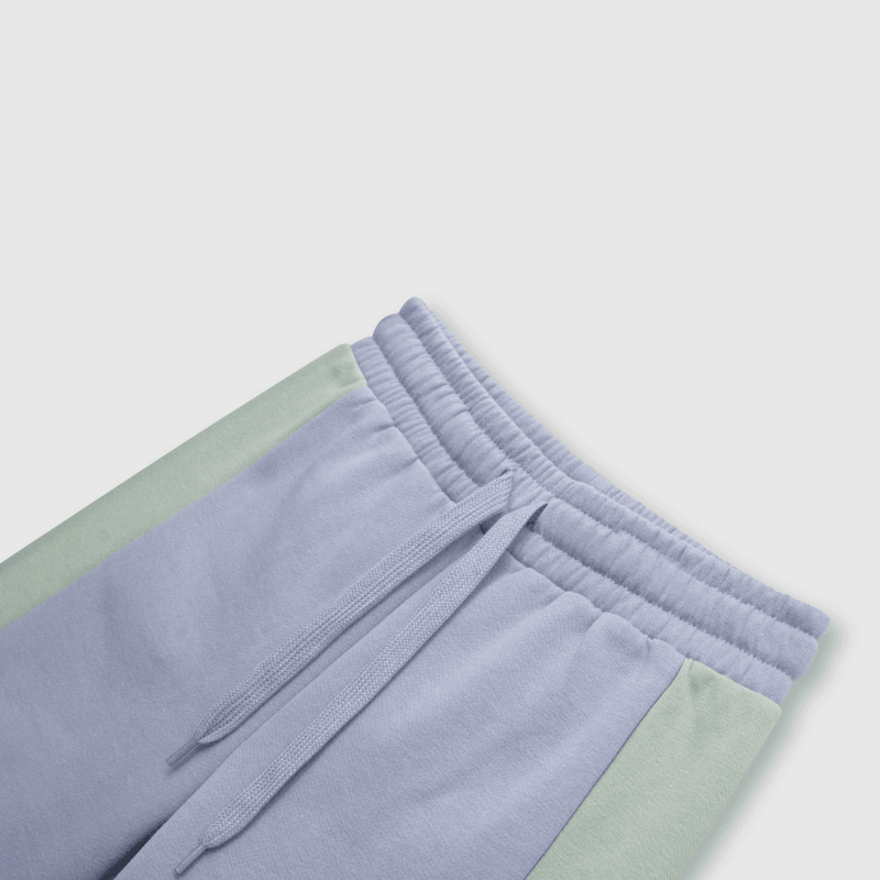 Pantalón de niña bicolor morado (2 a 12 años)