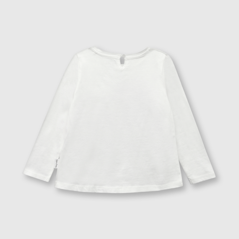 Polera de bebé niña Chip & Dale blanco (3 a 36 meses)