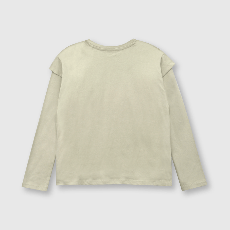 Polera de niña vintage verde (2 a 12 años)