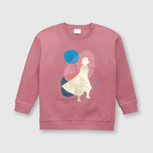 Polerón de niña Frozen rosado (2 a 12 años)