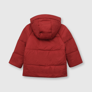 Parka de bebé niño gruesa rojo (3 a 36 meses)