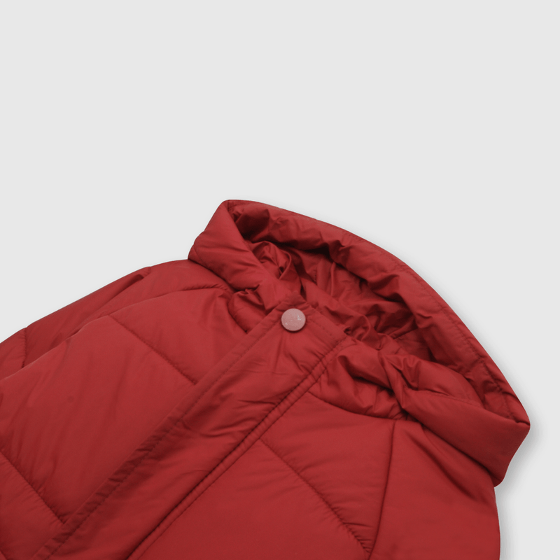 Parka de bebé niño gruesa rojo (3 a 36 meses)