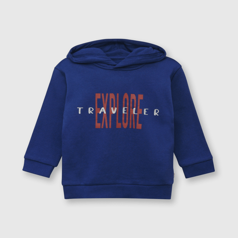 Polerón de bebé niño traveler azul (3 a 36 meses)