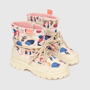 Bota para niña con cierre frozen blanca (28 a 38)