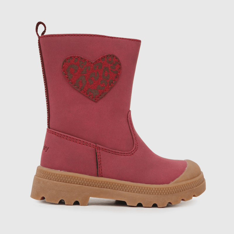 Bota para niña romantica roja (21 a 27)