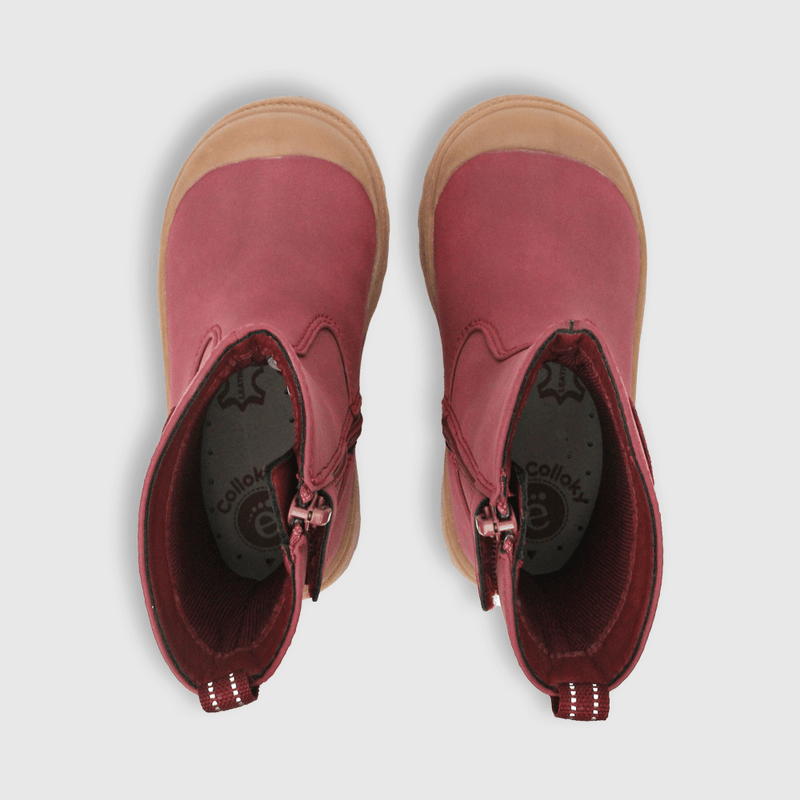 Bota para niña romantica roja (21 a 27)