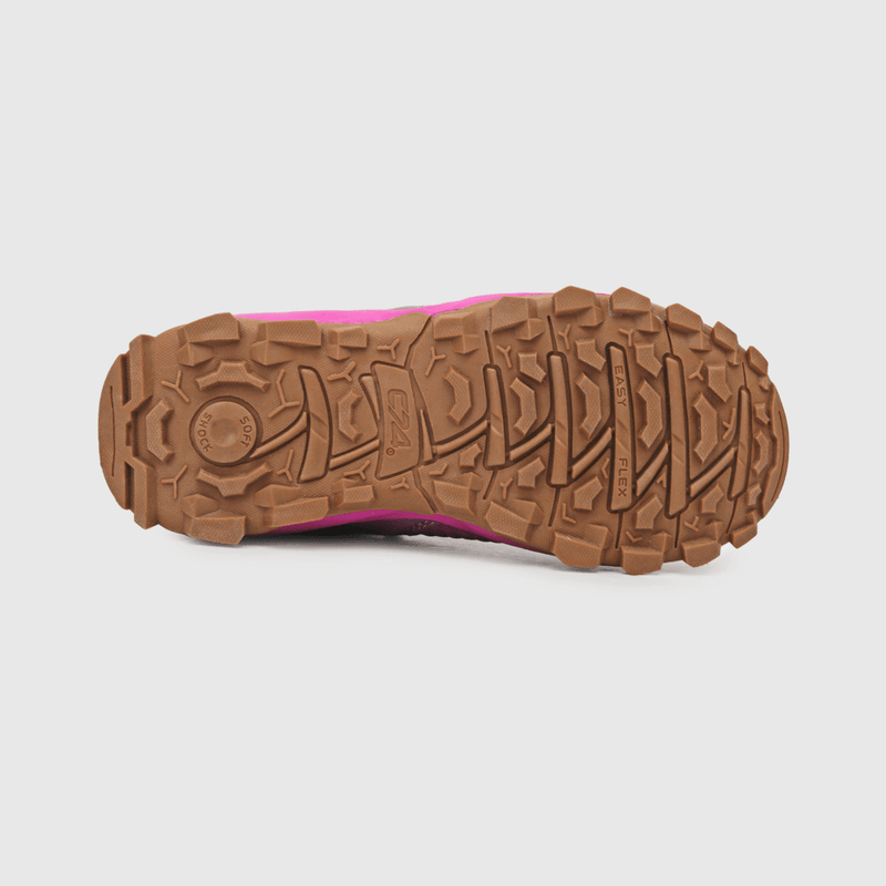 Botin para niña, cordones, emboss pattern rojo (28 a 38)