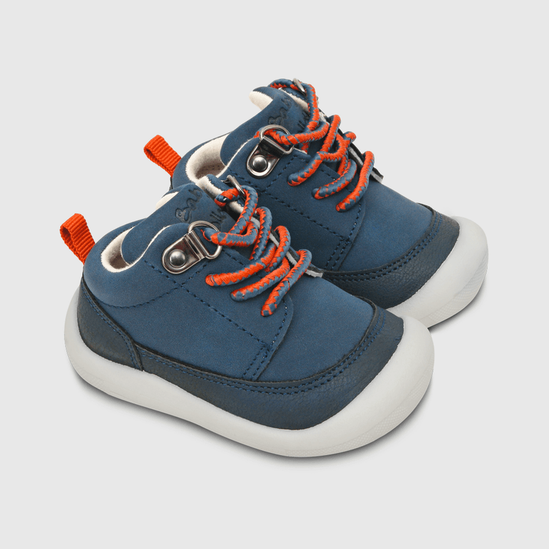 Botin para niño clasico cordon azul (17 a 20)