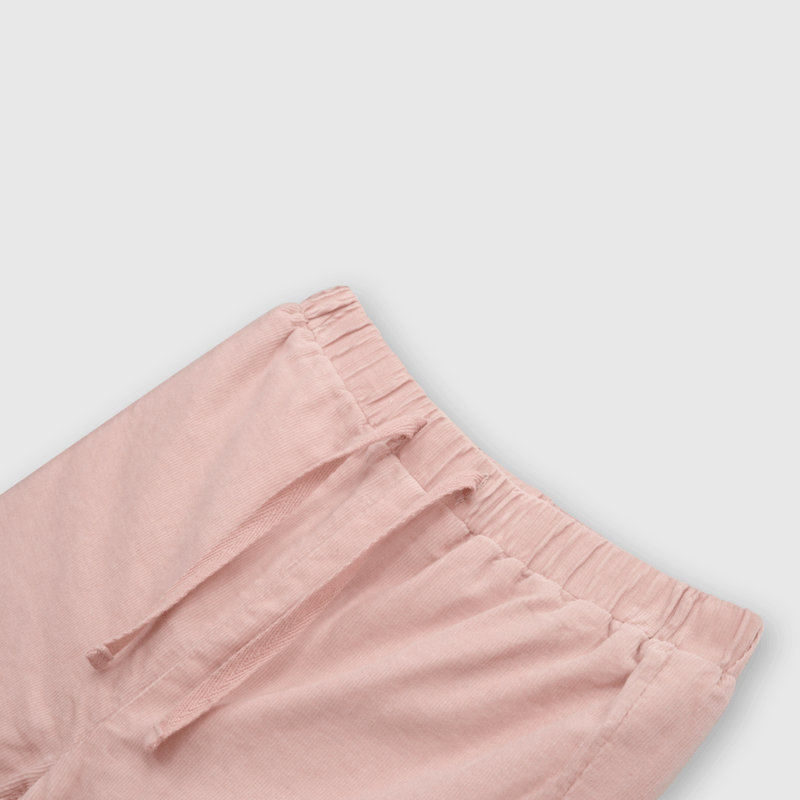 Pantalón de bebé niña de cotele rosado (3 a 36 meses)