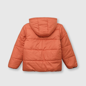 Parka de niño acolchada naranjo (2 a 12 años)