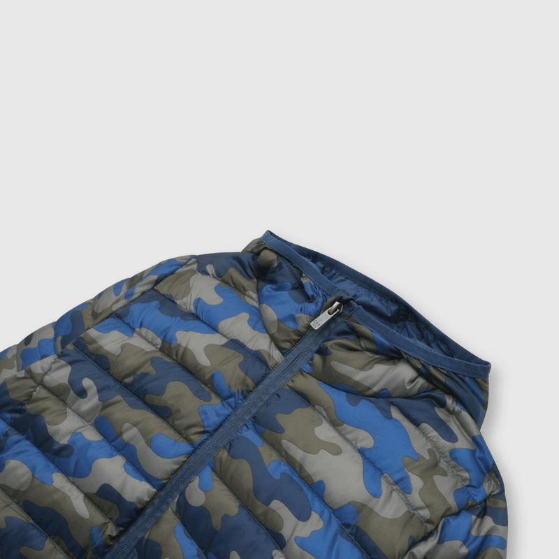 Parka de niño camuflada azul (2 a 12 años)