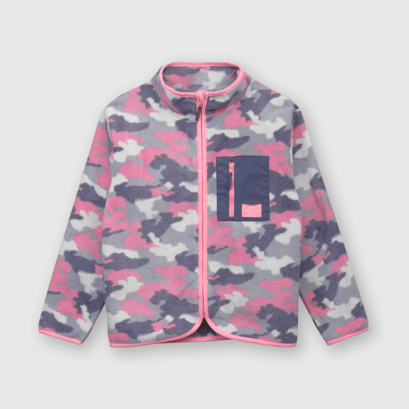 Polerón de niña de polar fleece gris (2 a 12 años)
