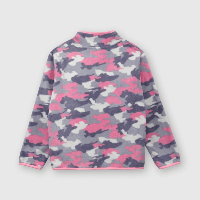 Polerón de niña de polar fleece gris (2 a 12 años)