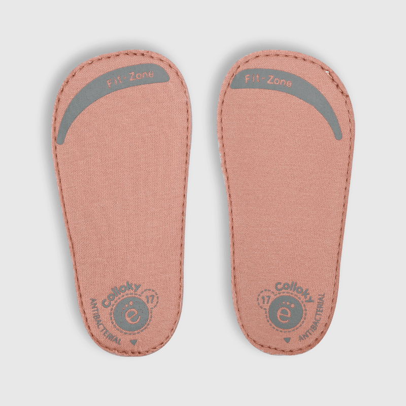 Bota para niña con aplicación de cinta, estrellas y velcro de caña alta rosada (14 a 18)