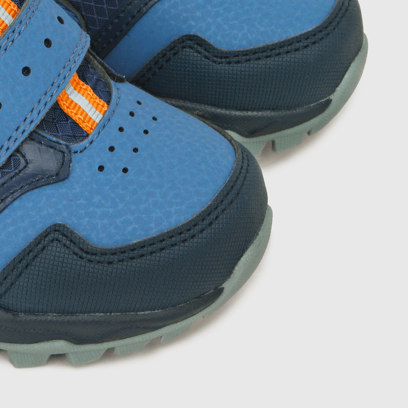 Botin para niño, velcro, brassmould lateral azul (22 a 27)