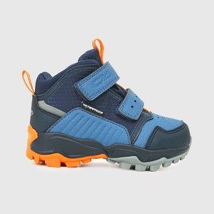 Botin para niño, velcro, brassmould lateral azul (22 a 27)