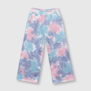 Pantalón de niña tie dyed morado (2 a 12 años)