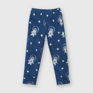 Pijama de niño de polar fleece azul (2 a 12 años)
