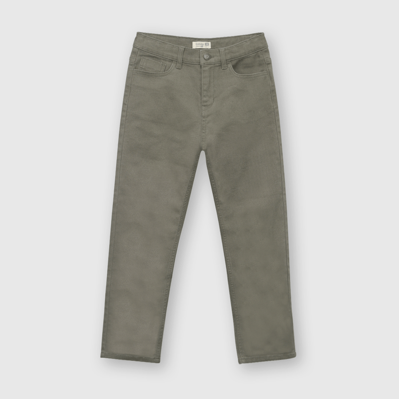 Jeans de niño mezclilla verde
