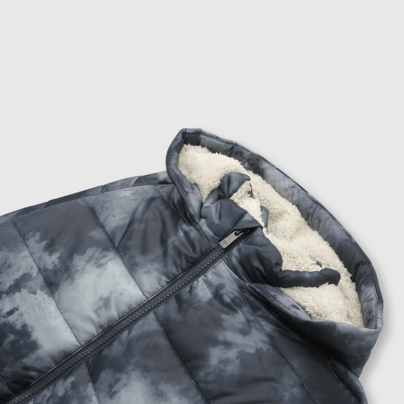 Parka de niño manchada gris (2 a 12 años)