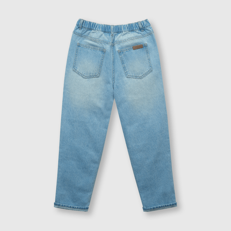 Jeans de niño slouch azul (2 a 12 años)