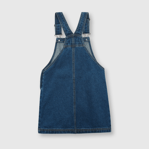 Vestido de niña jardinera azul (2 a 12 años)