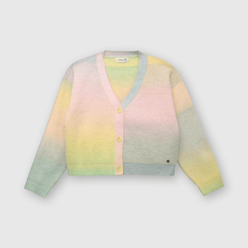 Chaleco de niña arcoiris lila (2 a 12 años)