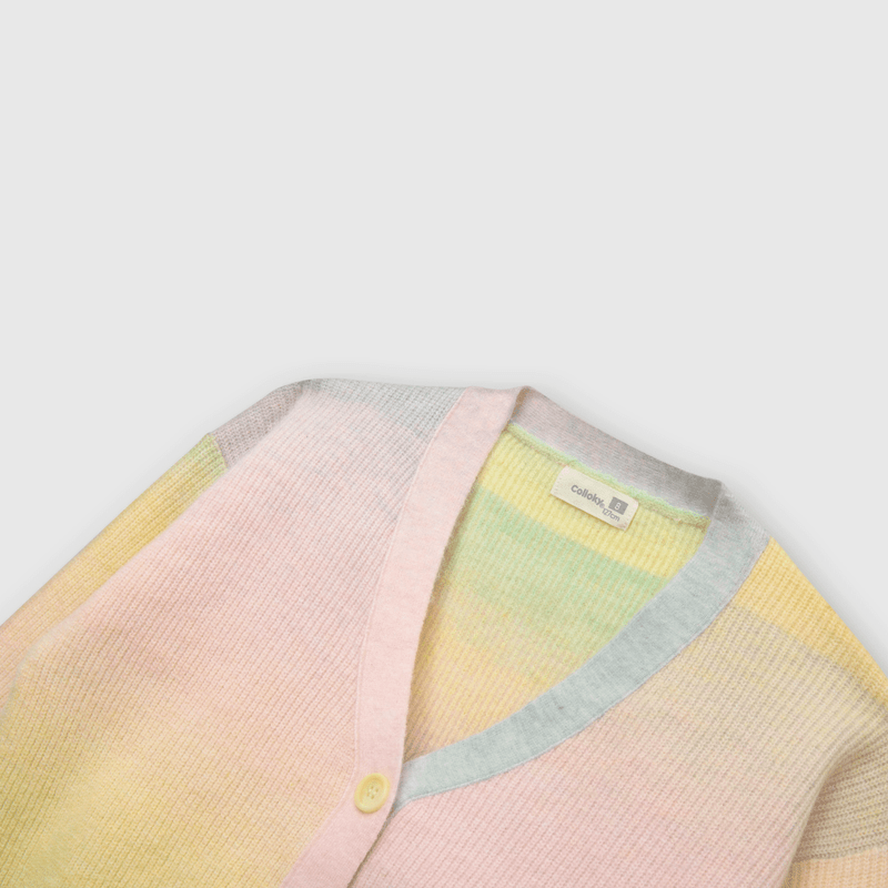 Chaleco de niña arcoiris lila (2 a 12 años)