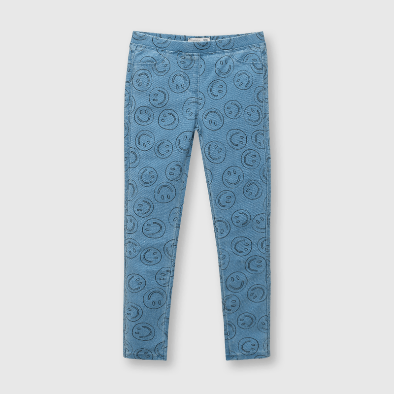 Jegging de niña elasticado light blue (2 a 12 años)