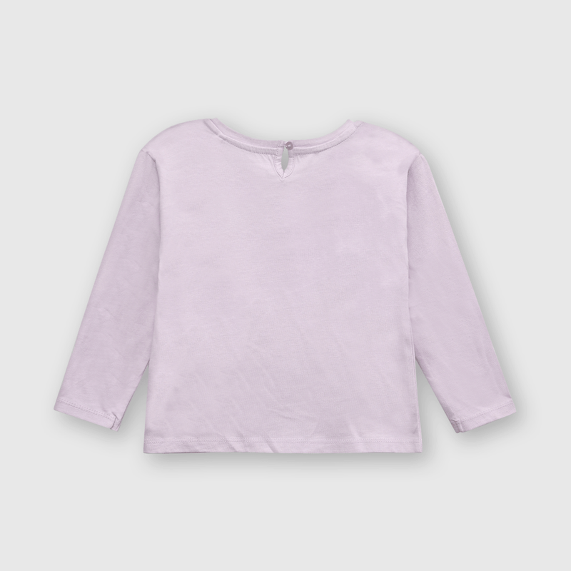 Polera de bebé niña arcoiris lila (3 a 36 meses)