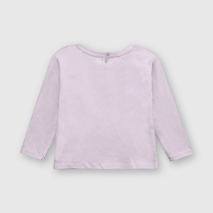 Polera de bebé niña arcoiris lila (3 a 36 meses)